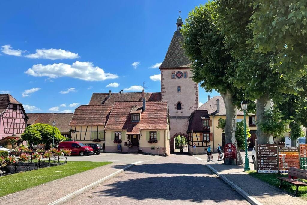 Апартаменты Vue Splendide Au Coeur Des Vignes Бергхейм Экстерьер фото